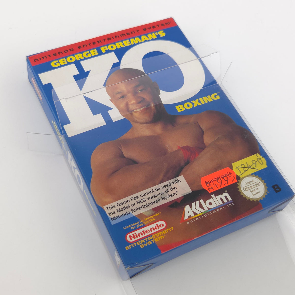 Nintendo NES Spiel George Foreman KO Boxing CIB nahezu neuwertig