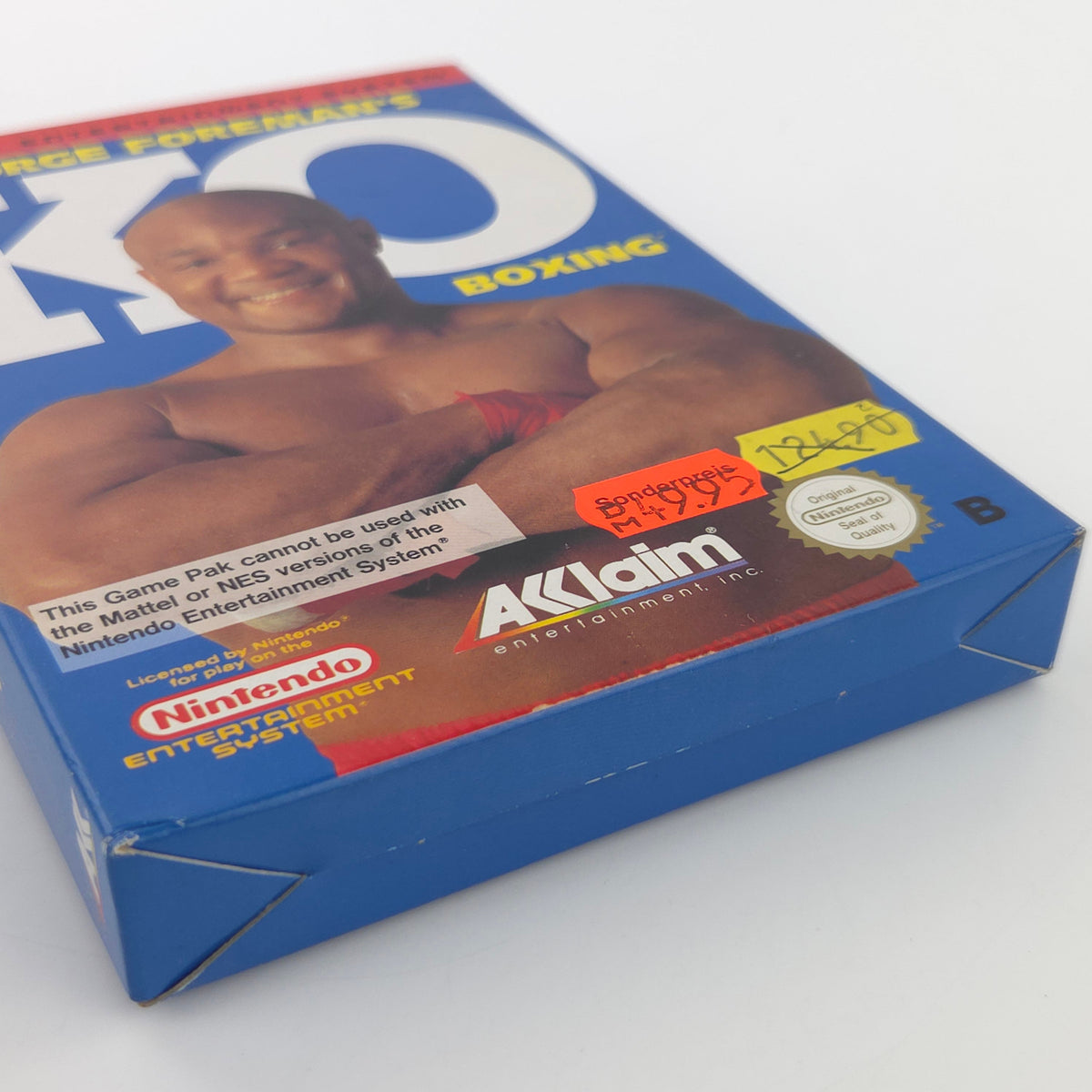 Nintendo NES Spiel George Foreman KO Boxing CIB nahezu neuwertig