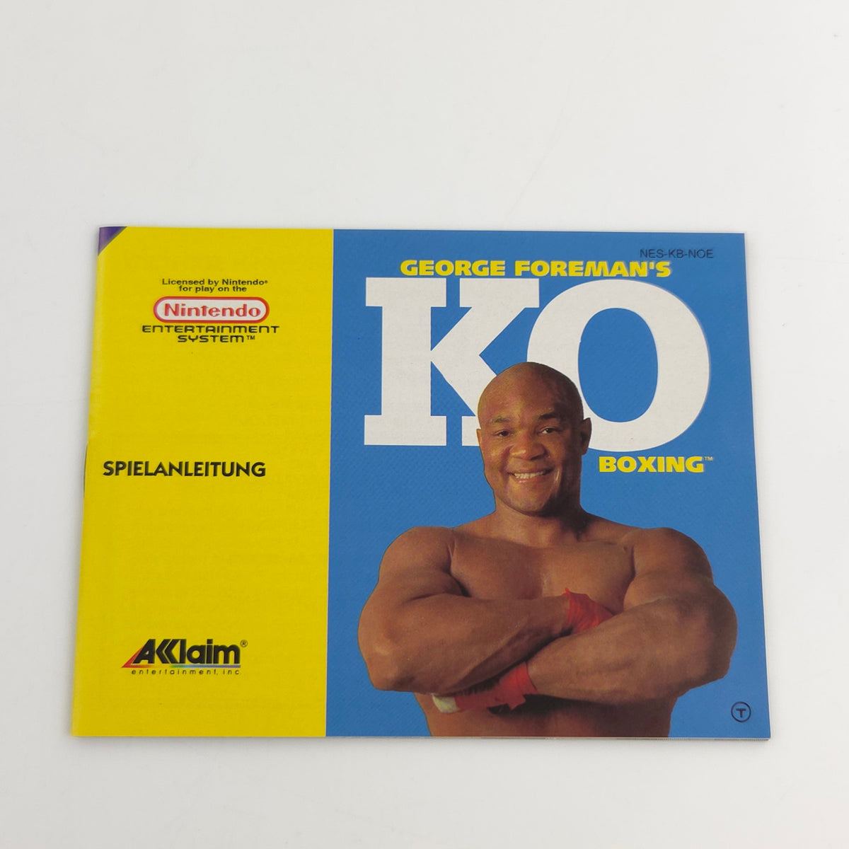 Nintendo NES Spiel George Foreman KO Boxing CIB nahezu neuwertig