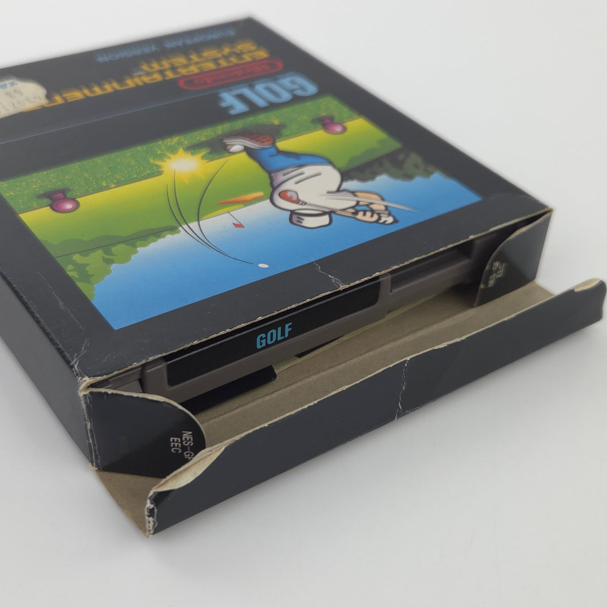 Nintendo NES Spiel: GOLF - Modul Anleitung OVP Bienengräber (European Version)