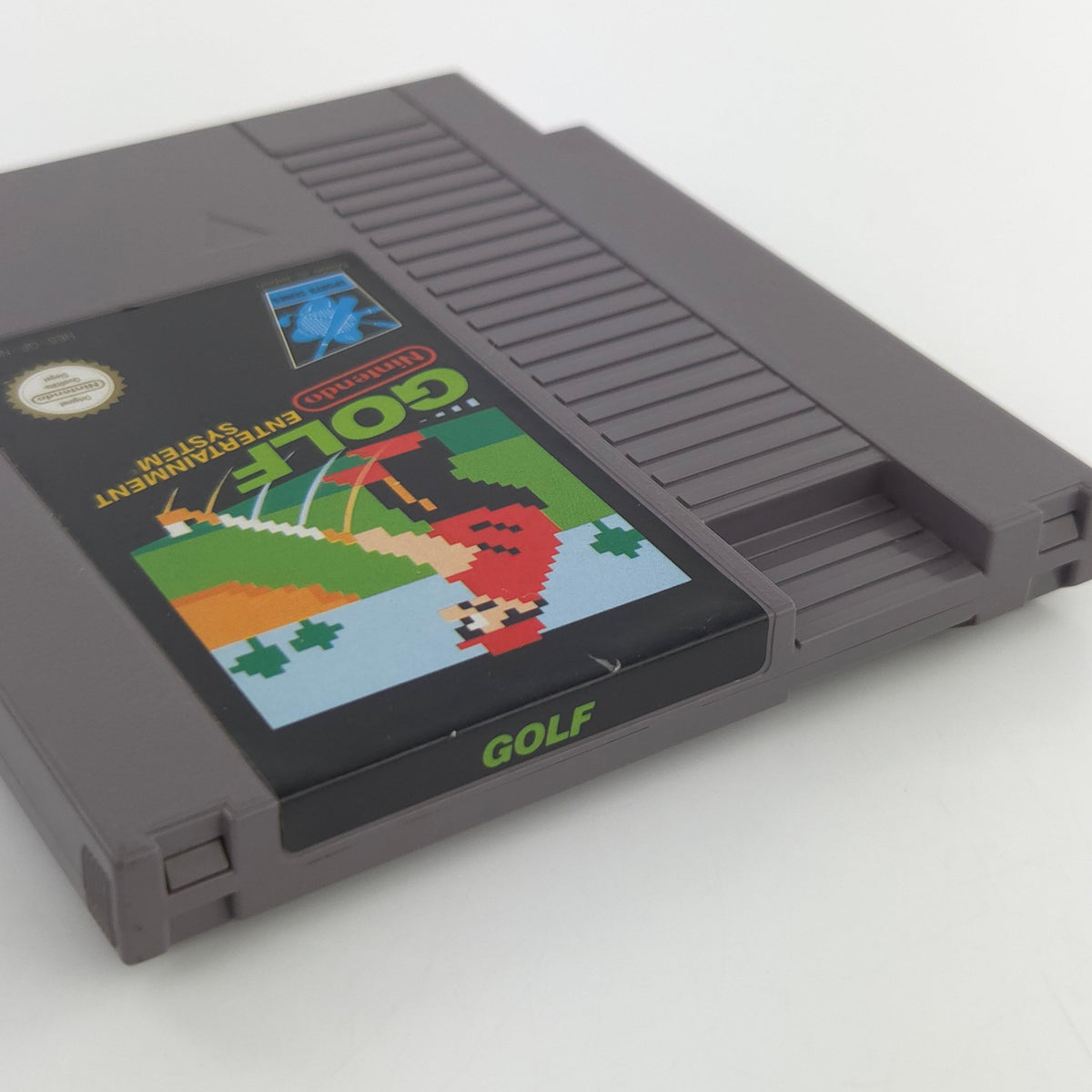 Nintendo NES Spiel Golf Modul Schutzhülle PAL NOE