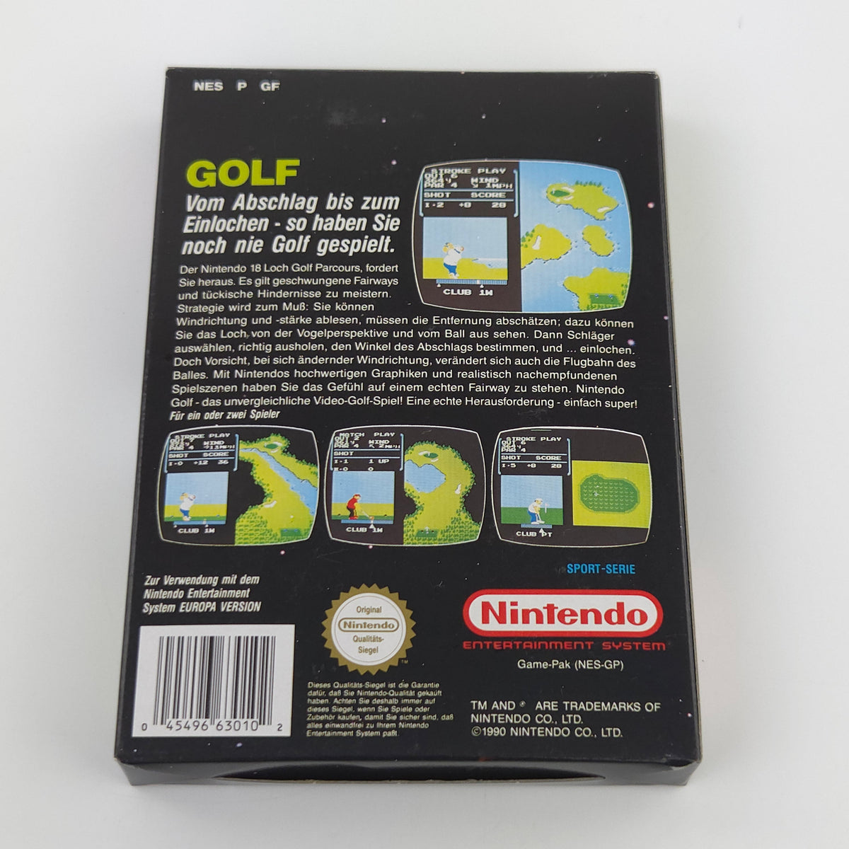 Nintendo NES Spiel – Golf Sport-Serie (OVP PAL)