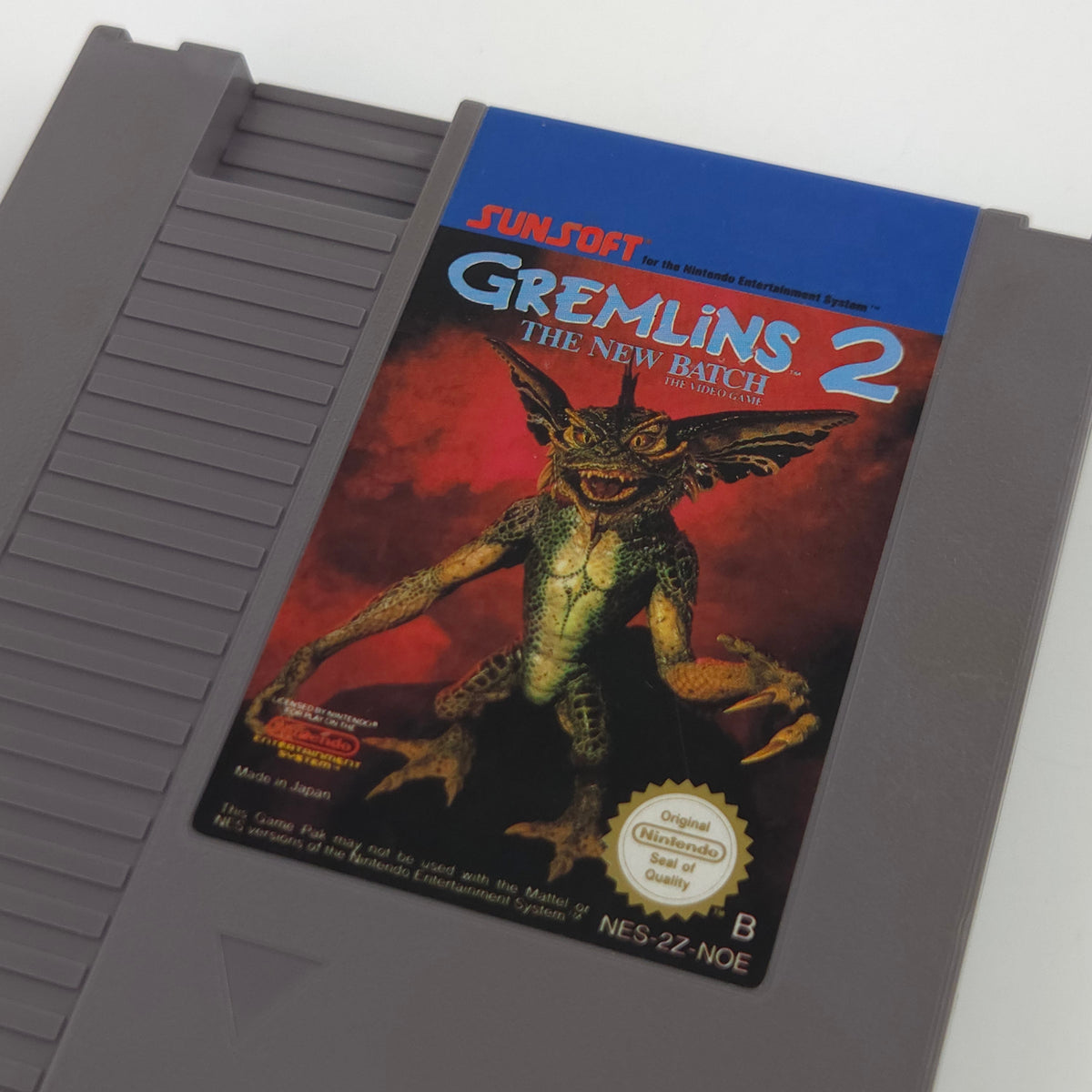 Nintendo NES Spiel Gremlins 2 New Batch Schutzhülle NOE