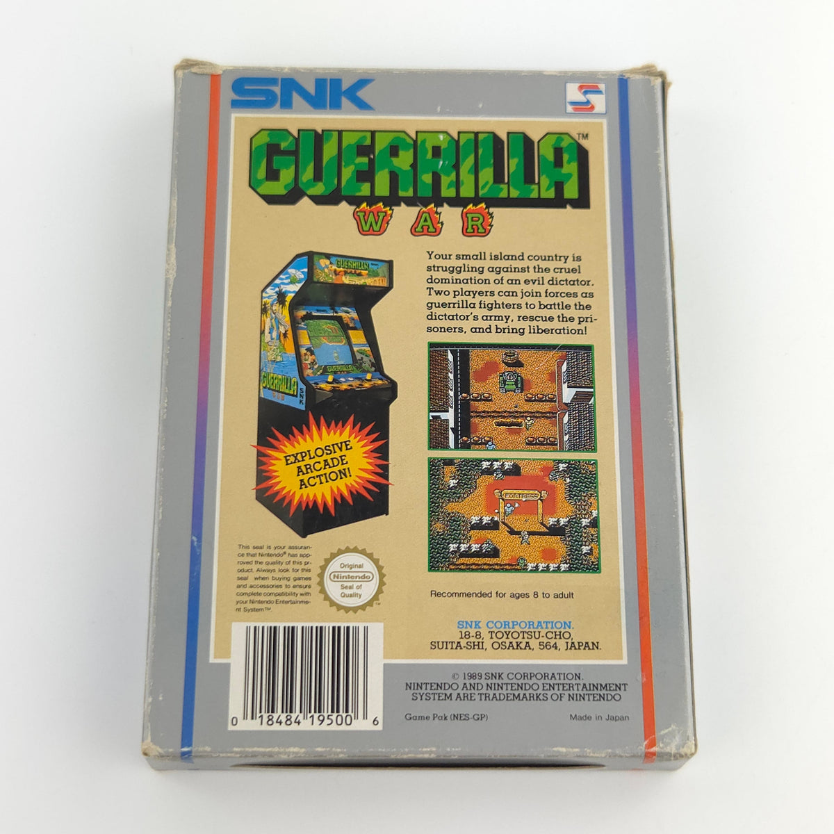 NES Spiel Guerrilla War OVP PAL SNK Retrofans