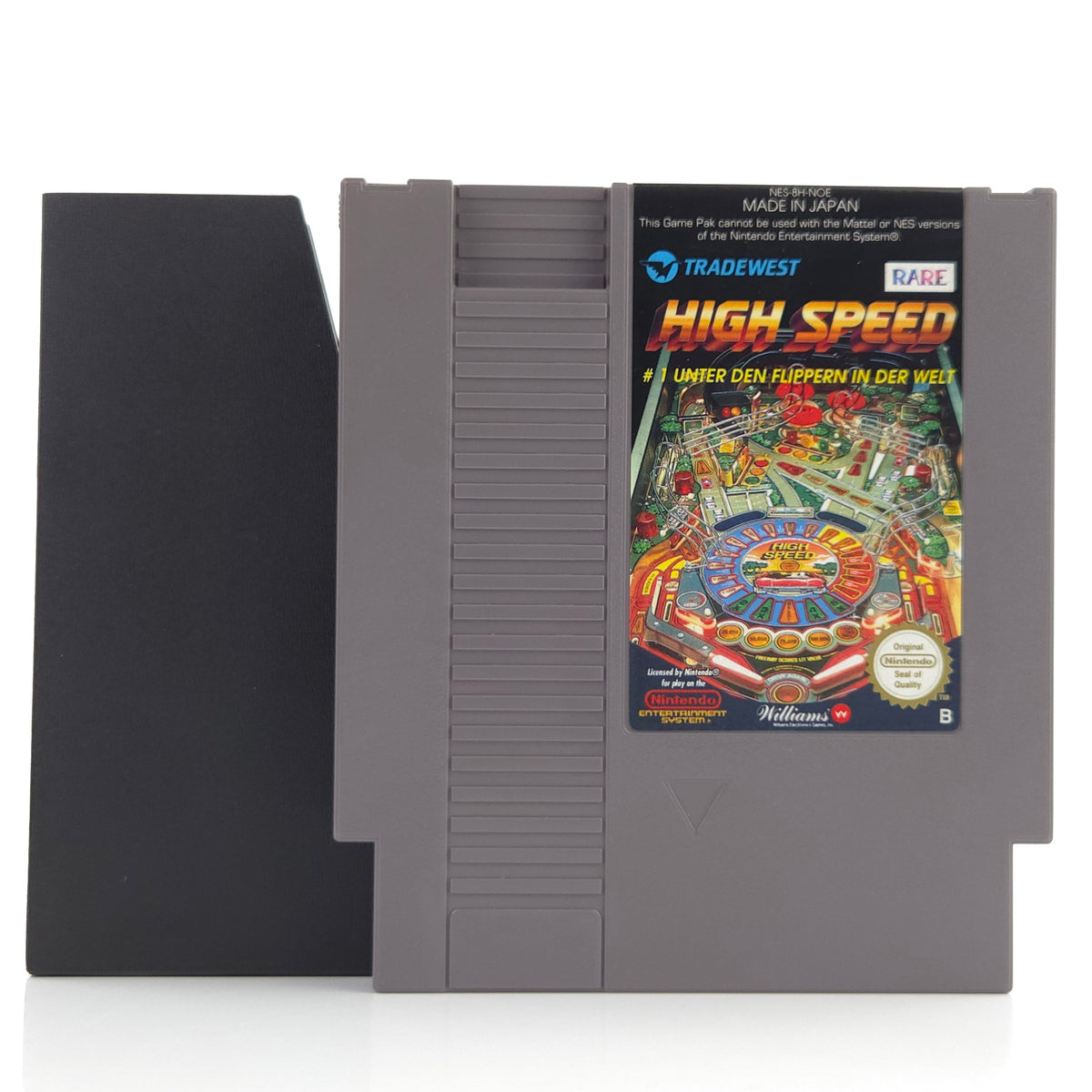 Nintendo NES Spiel High Speed Flipper Modul Schuber PAL