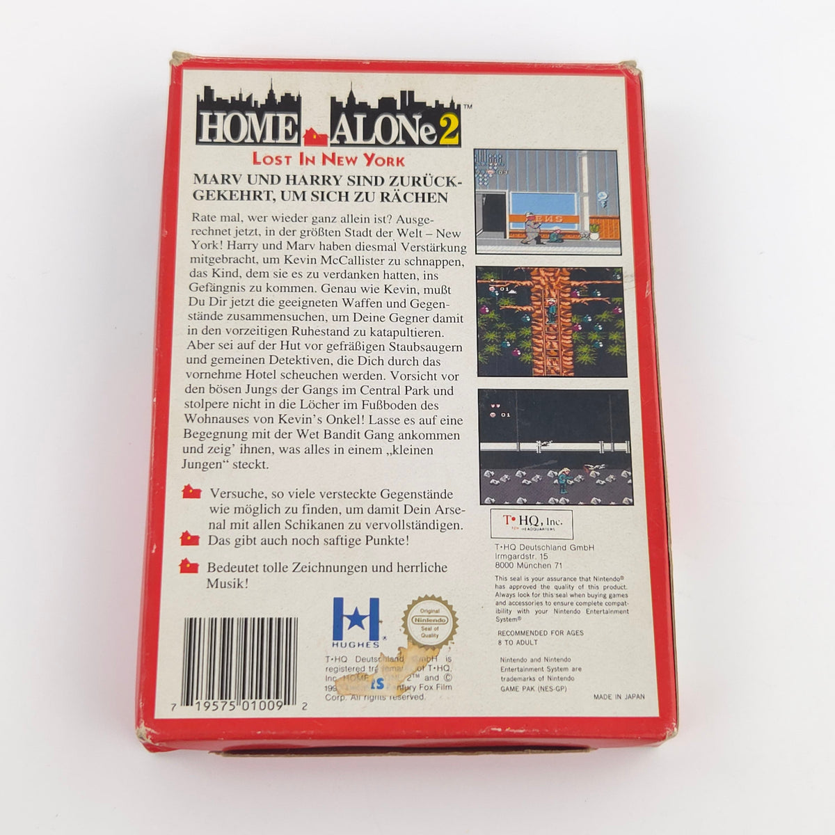 NES Spiel Home Alone 2 Lost in New York OVP PAL NOE