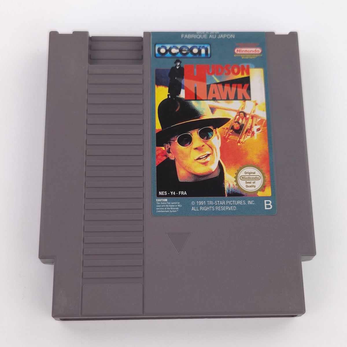 NES Spiel Hudson Hawk Cartridge Modul PAL FRA Ocean