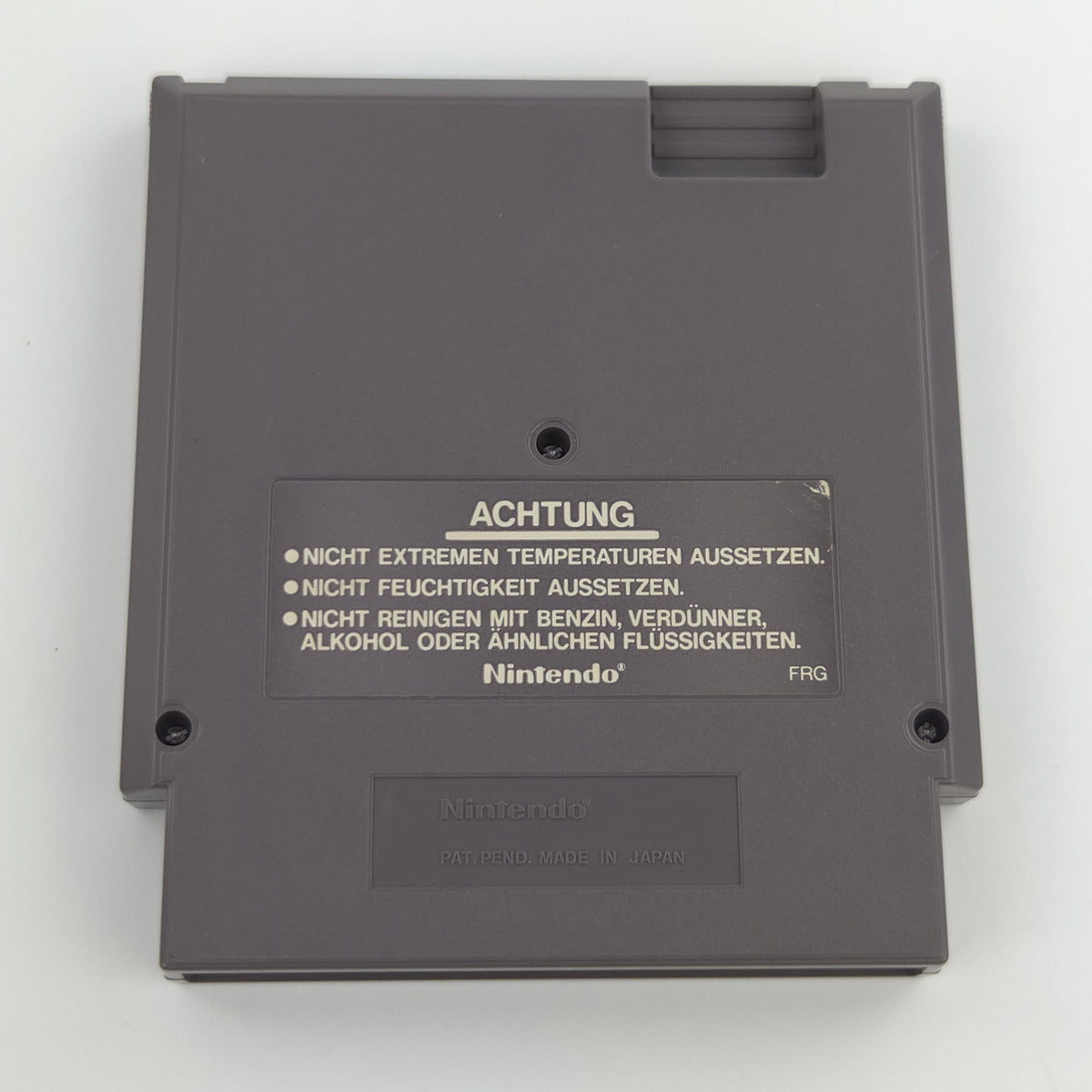 Nintendo NES Spiel Ice Climber 3 Screw Modul Schutzhülle