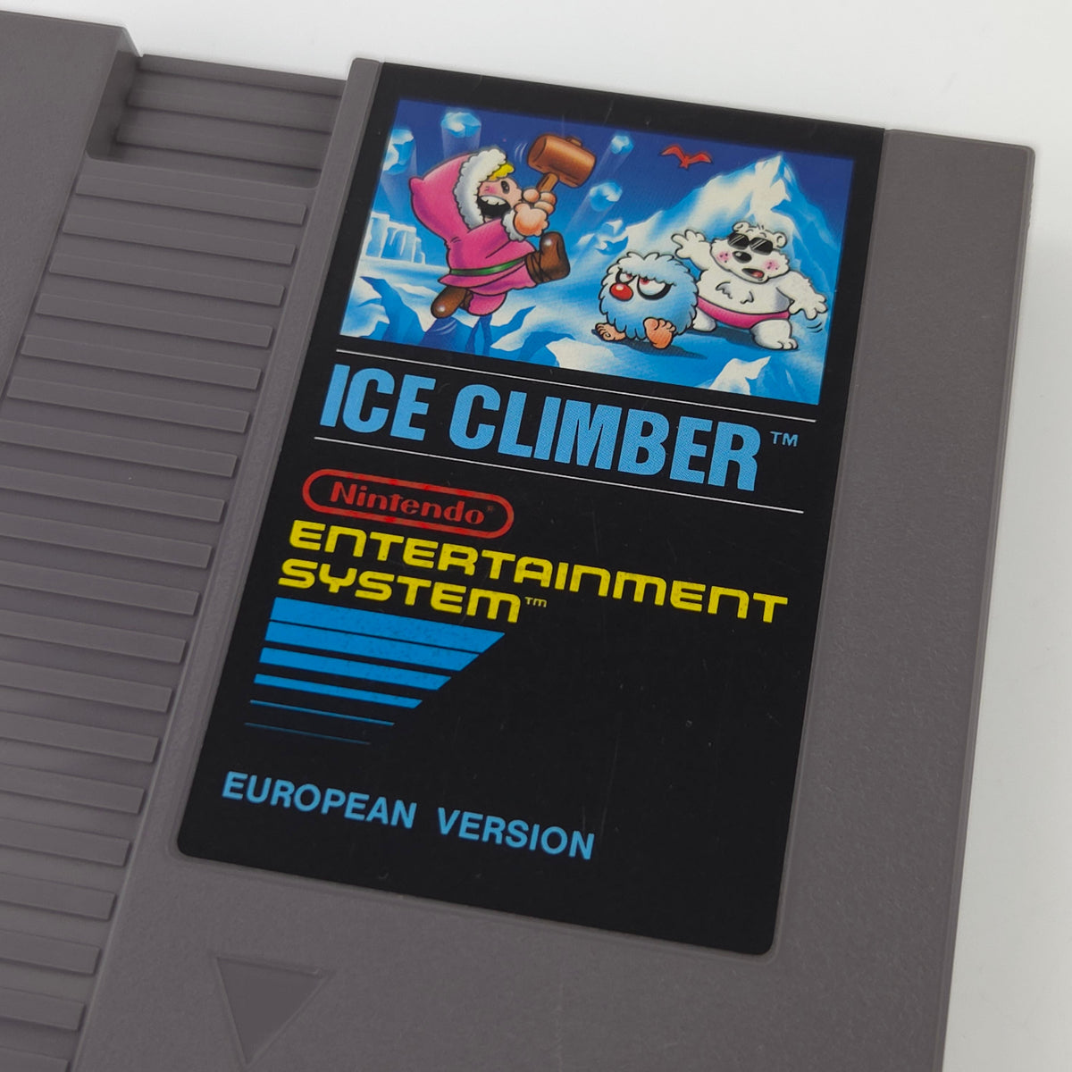 Nintendo NES Spiel Ice Climber Modul Schuber PAL EU