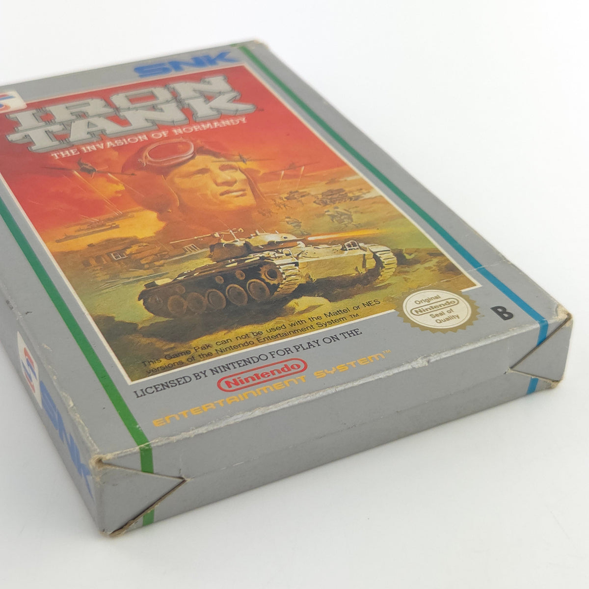 Nintendo NES Spiel Iron Tank Invasion of Normandy OVP ESP
