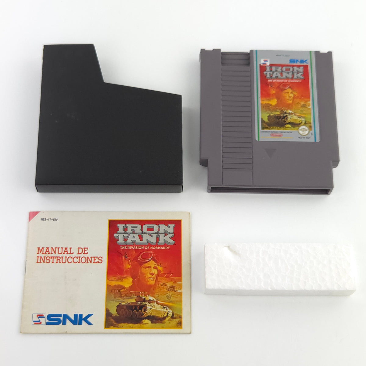 Nintendo NES Spiel Iron Tank Invasion of Normandy OVP ESP