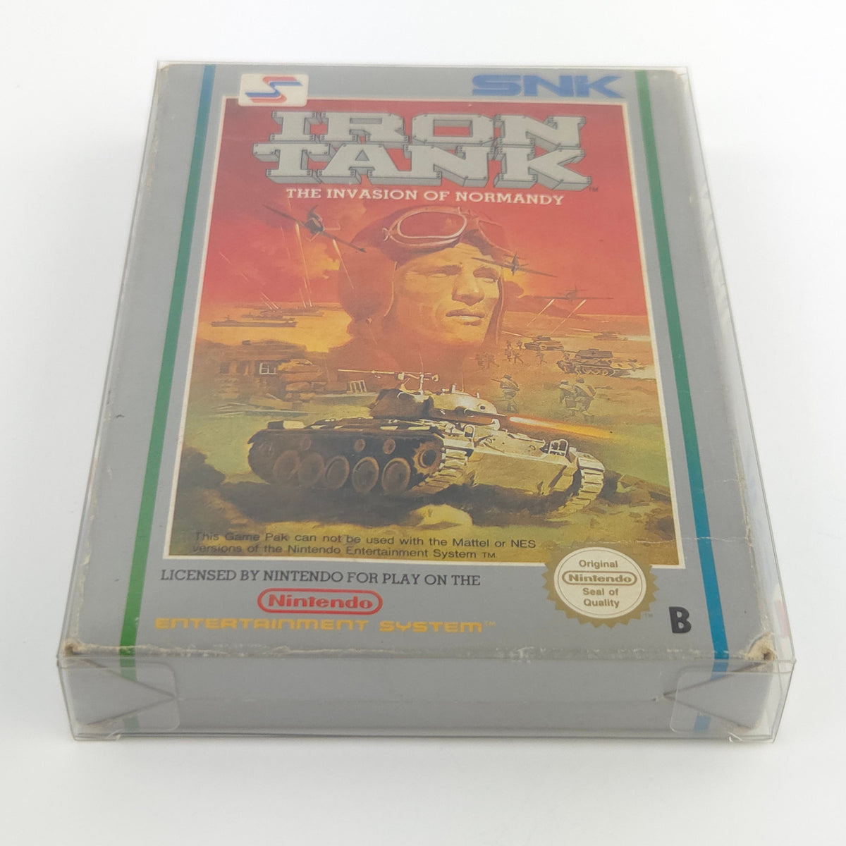 Nintendo NES Spiel Iron Tank Invasion of Normandy OVP ESP