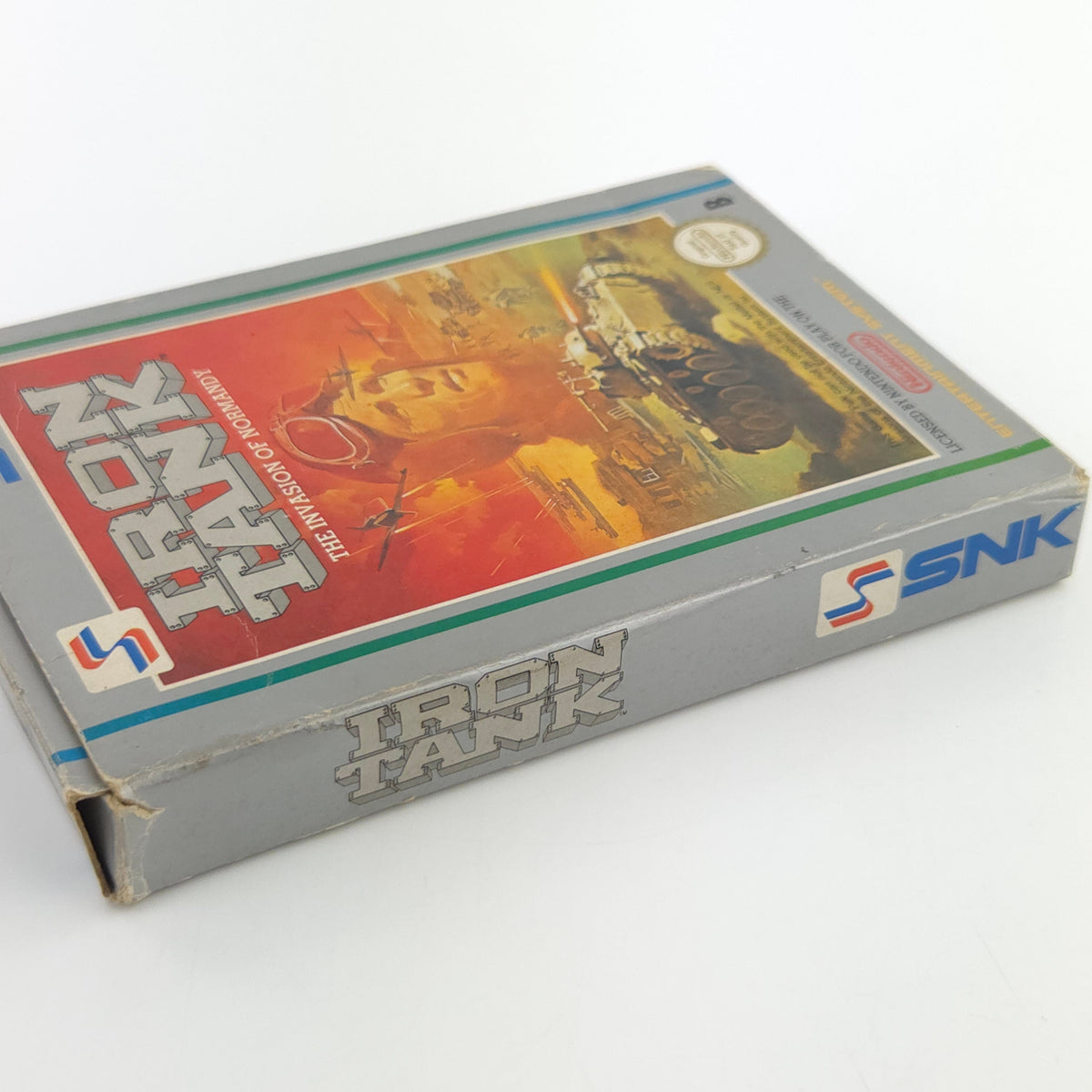 Nintendo NES Spiel Iron Tank Invasion of Normandy OVP ESP