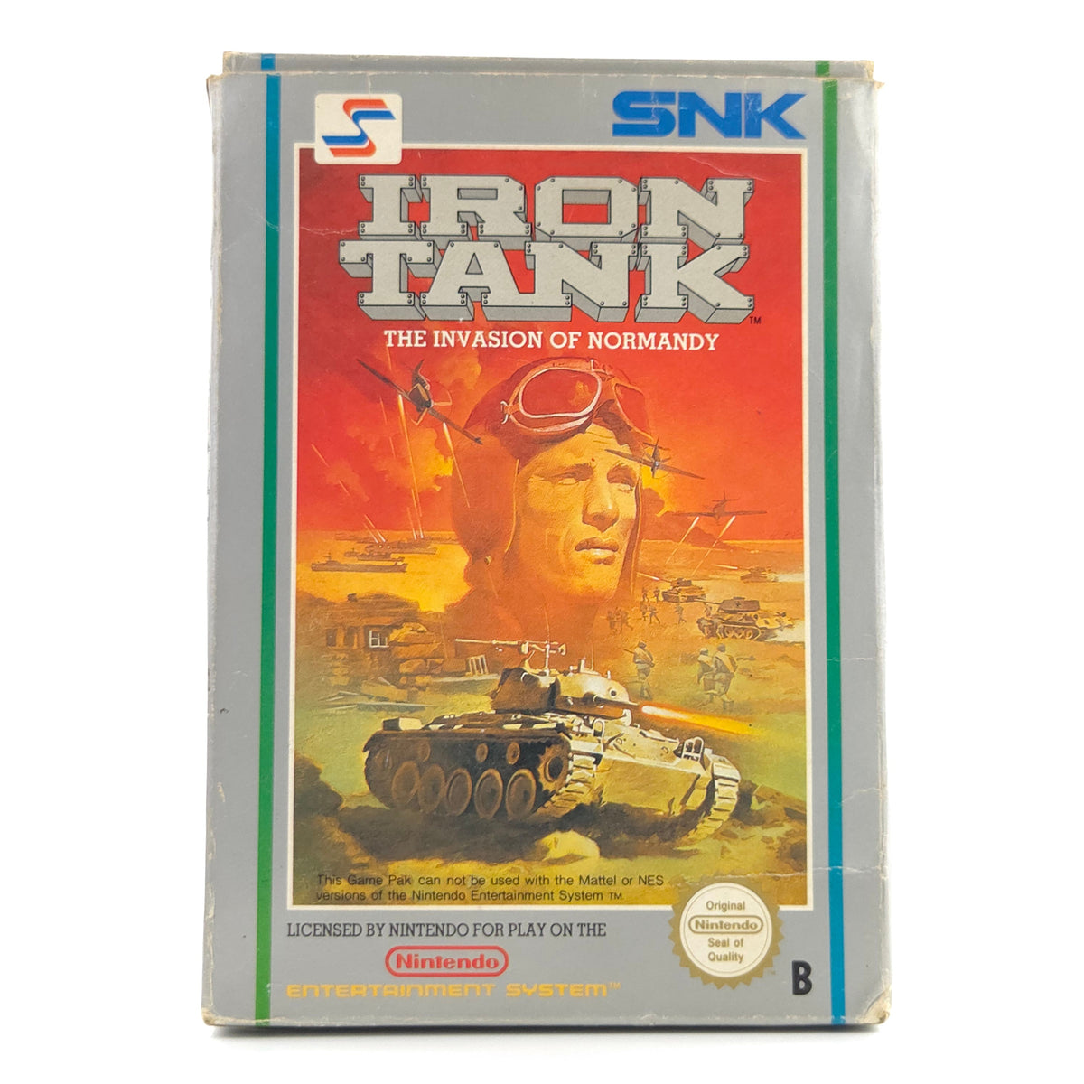 Nintendo NES Spiel Iron Tank Invasion of Normandy OVP ESP