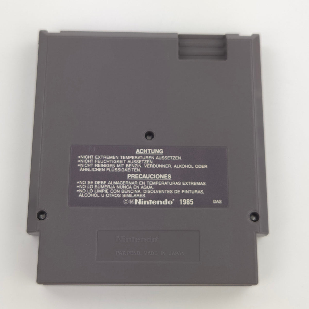 Nintendo NES Spiel Ironsword Wizards Warriors Schuber PAL
