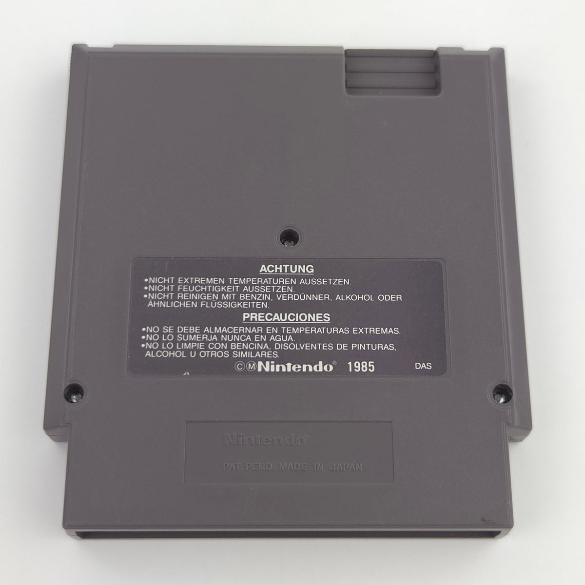 Nintendo NES Spiel Kickle Cubicle Modul Schutzhülle PAL
