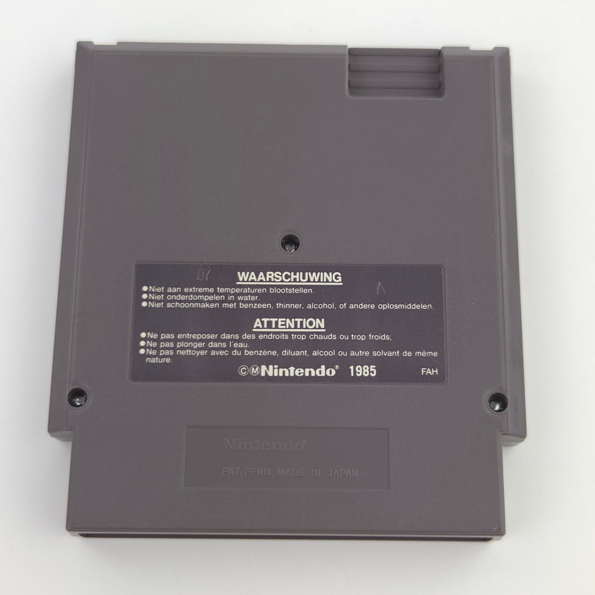 NES Spiel Kid Icarus Modul Schutzhülle PAL B FRA