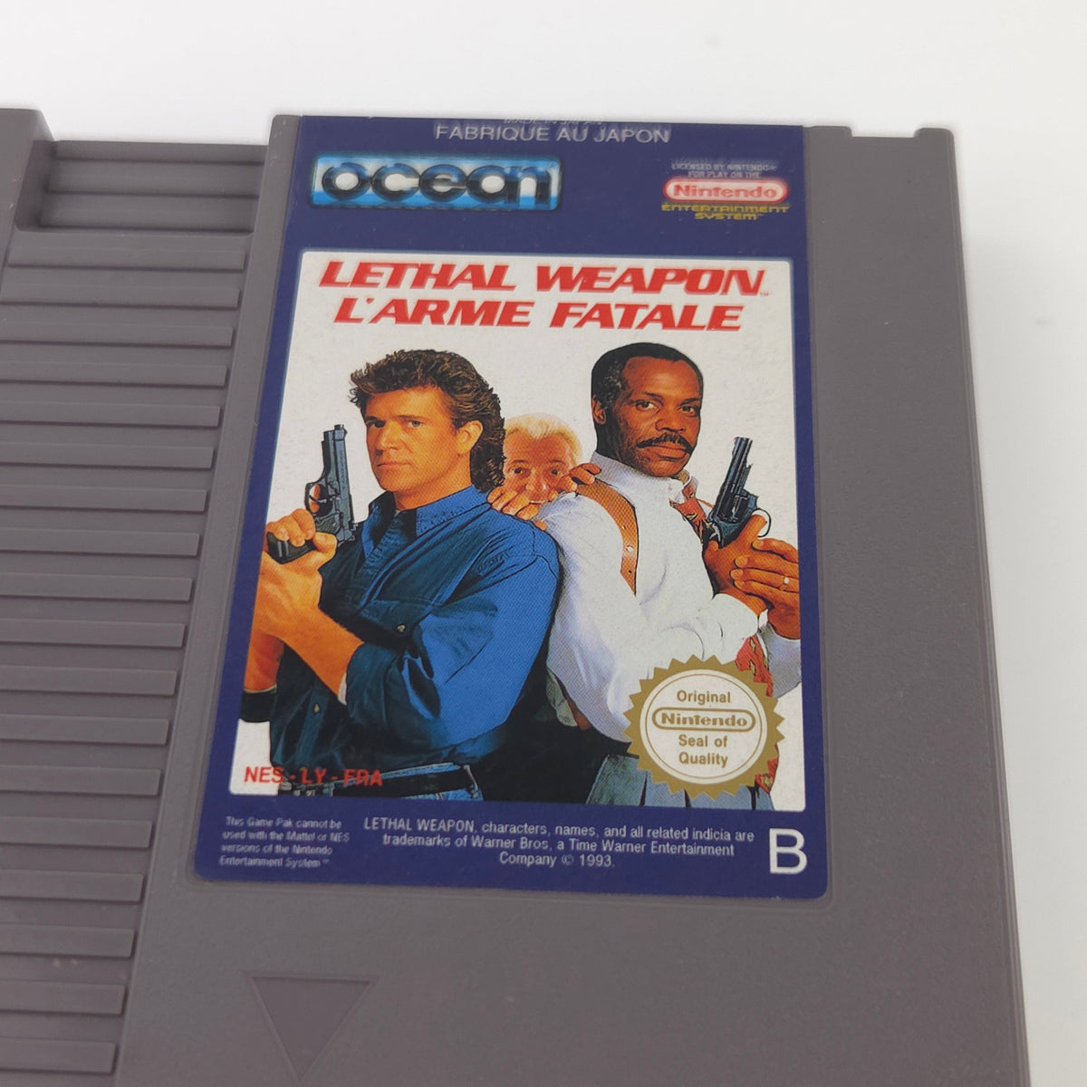 Nintendo NES Spiel Lethal Weapon mit Schuber PAL-B FRA