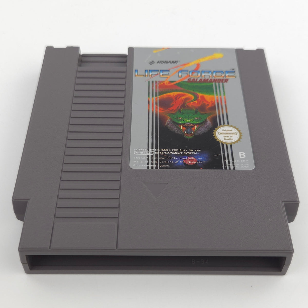 Nintendo NES Spiel Life Force Salamander Modul Hülle PAL