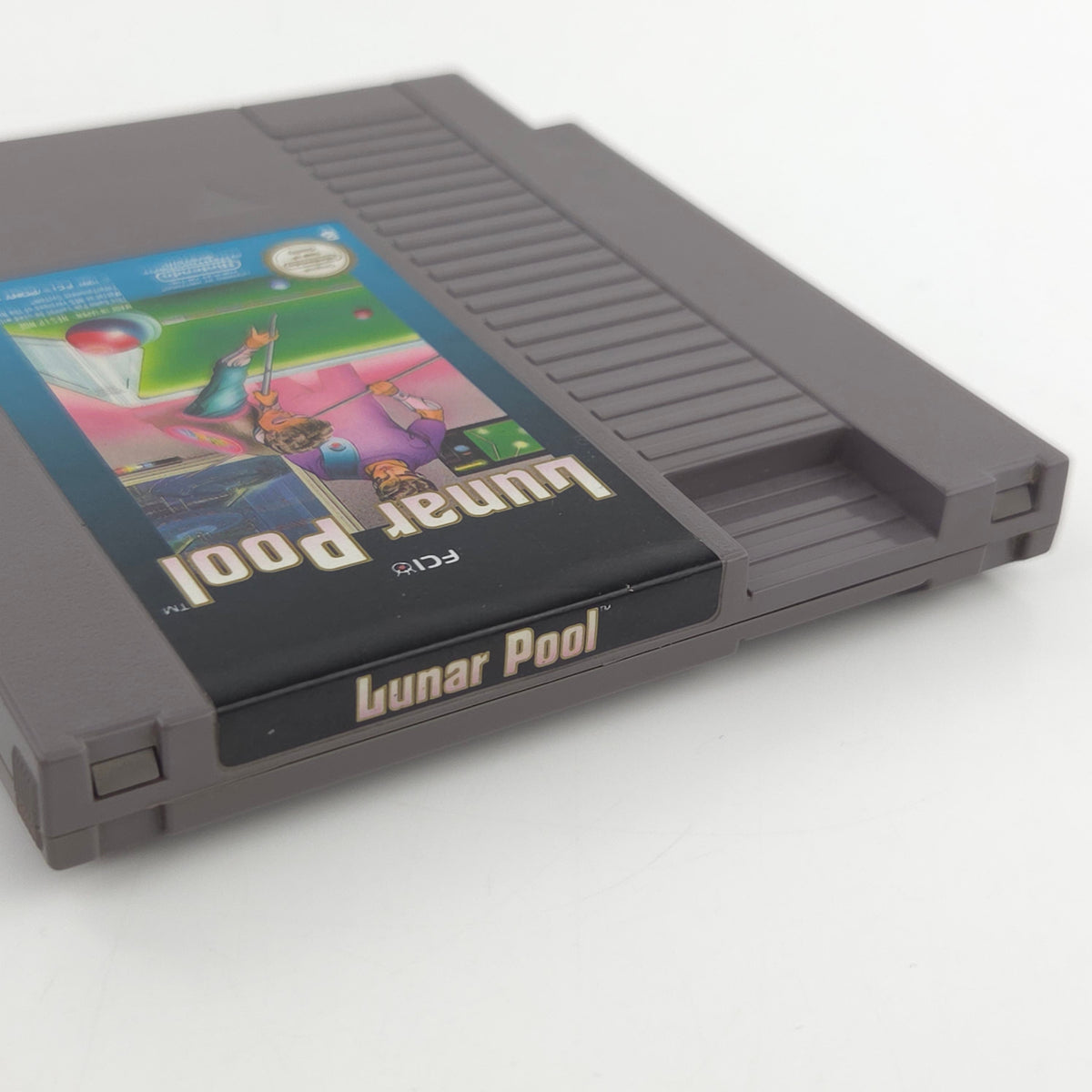 Nintendo NES Spiel Lunar Pool Modul Schutzhülle PAL B NOE