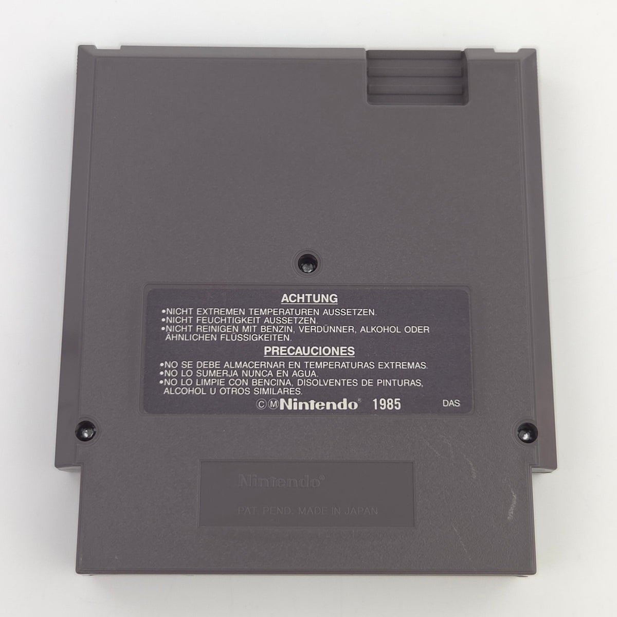NES Spiel MAD SPY vs SPY Modul Schutzhülle KEMCO PAL NOE