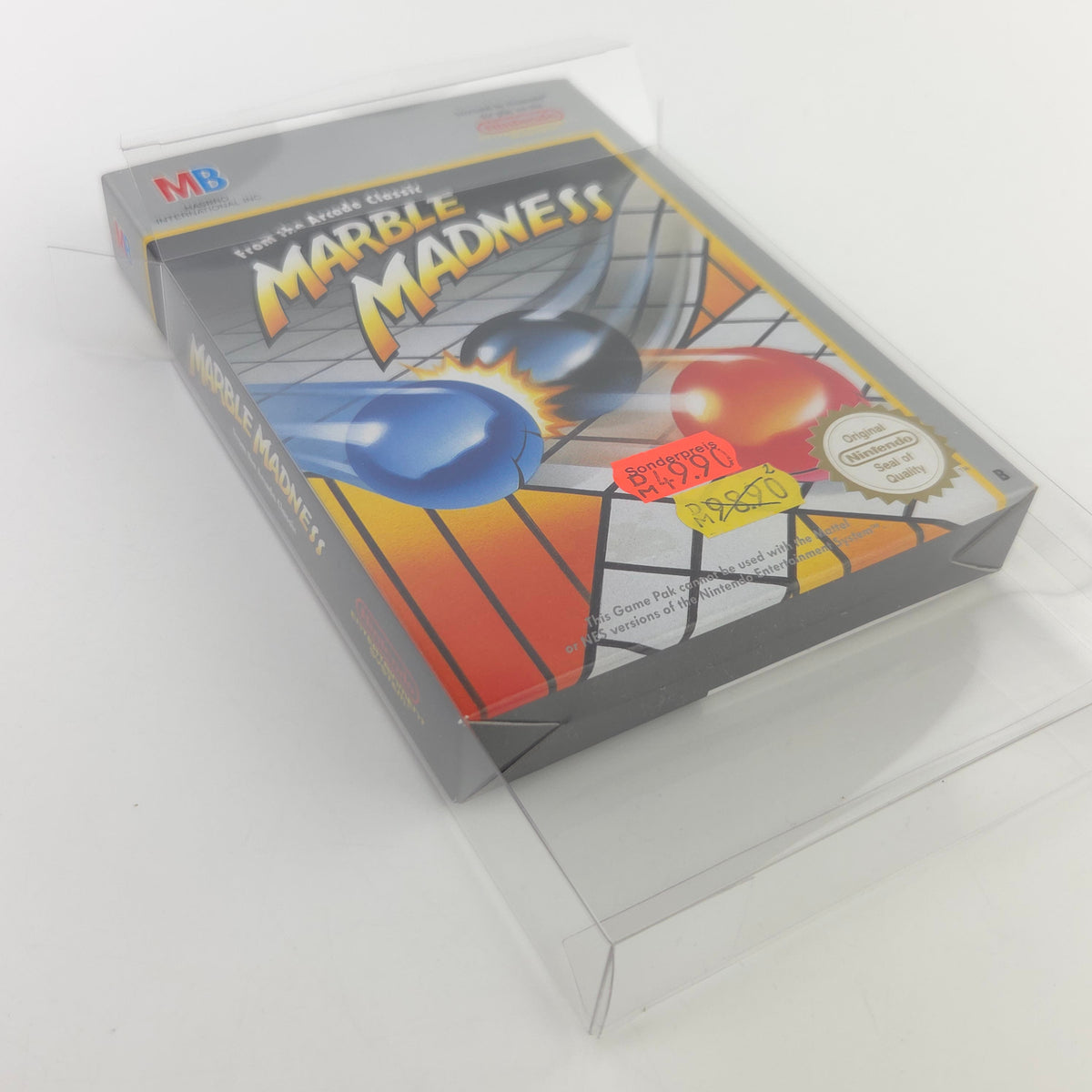 Nintendo NES Spiel Marble Madness CIB nahezu neuwertig