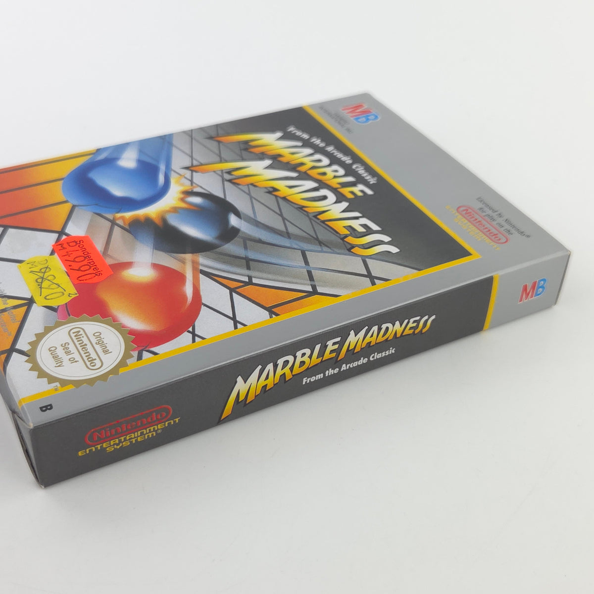 Nintendo NES Spiel Marble Madness CIB nahezu neuwertig