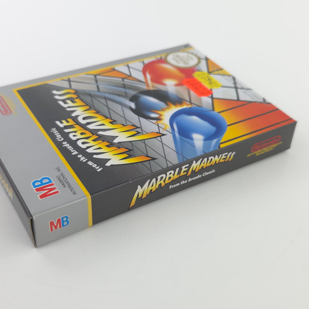 Nintendo NES Spiel Marble Madness CIB nahezu neuwertig