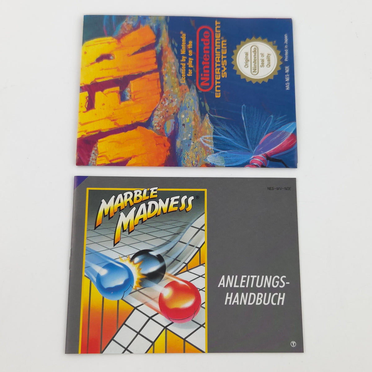 Nintendo NES Spiel Marble Madness CIB nahezu neuwertig