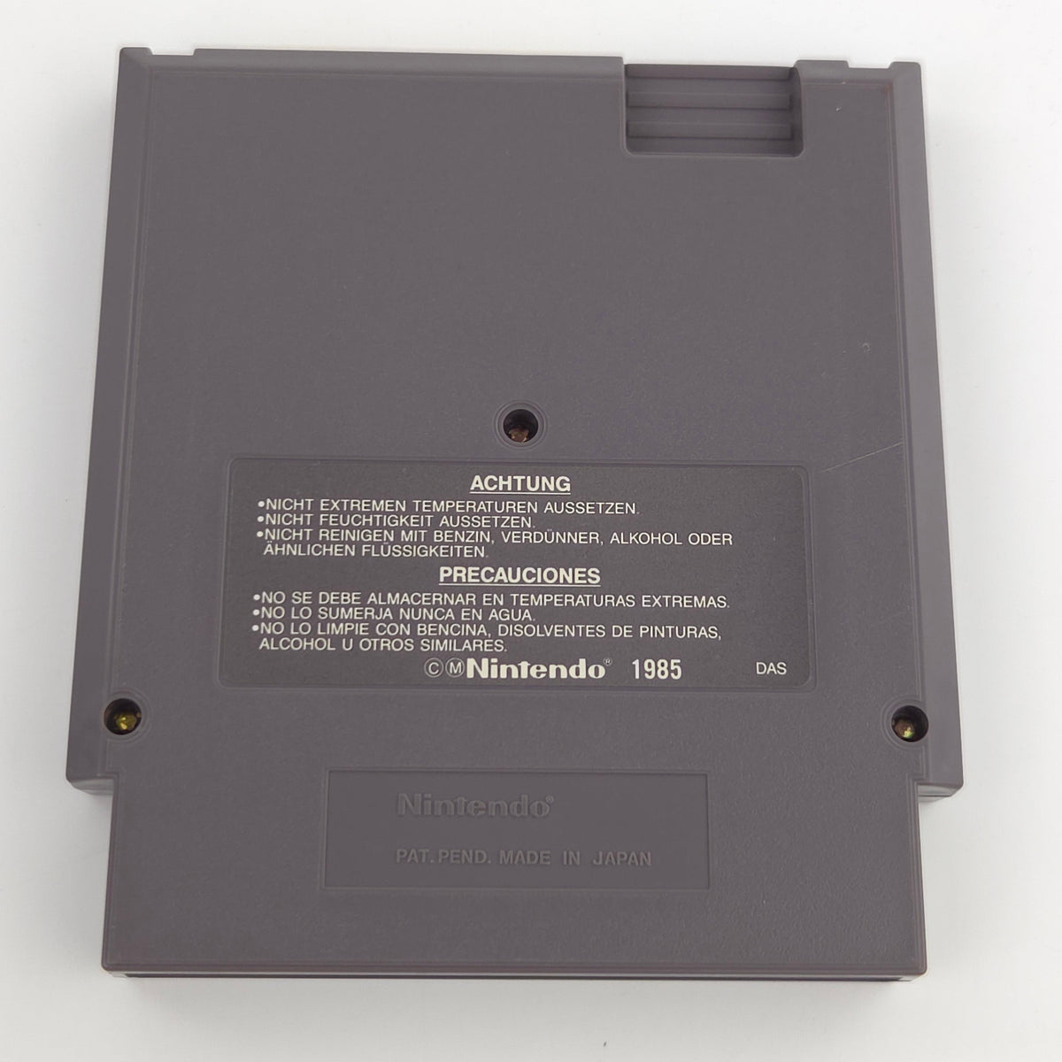 NES Spiel Mario Bros. Modul mit Schutzhülle PAL NOE
