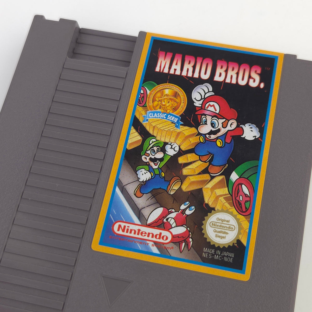 NES Spiel Mario Bros. Modul mit Schutzhülle PAL NOE