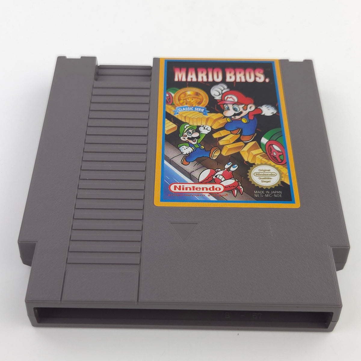 NES Spiel Mario Bros. Modul mit Schutzhülle PAL NOE