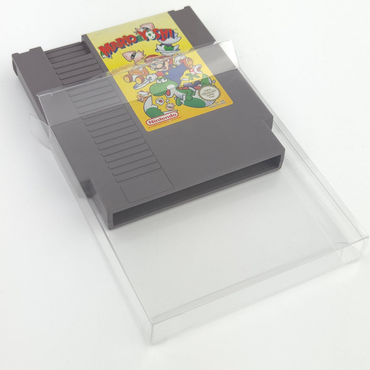 Nintendo NES Spiel Mario Yoshi Modul Schutzhülle PAL B