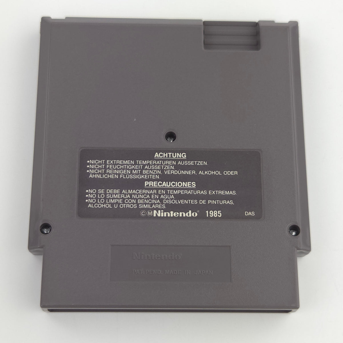 Nintendo NES Spiel Mario Yoshi Modul Schutzhülle PAL B