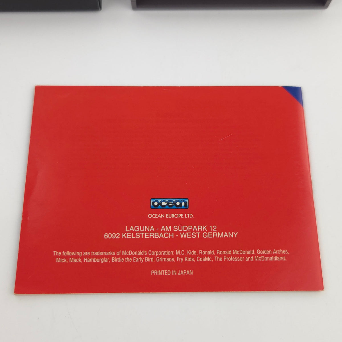 NES Spiel McDonaldland CIB PAL NOE Ocean Komplett