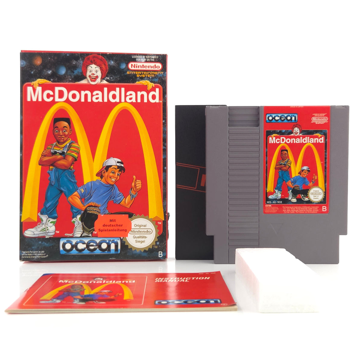 NES Spiel McDonaldland CIB PAL NOE Ocean Komplett