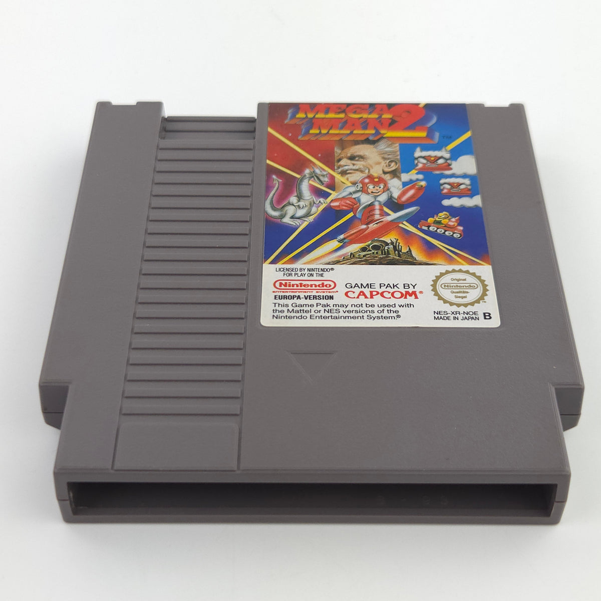 NES Spiel Mega Man 2 Modul Schutzhülle Capcom PAL NOE