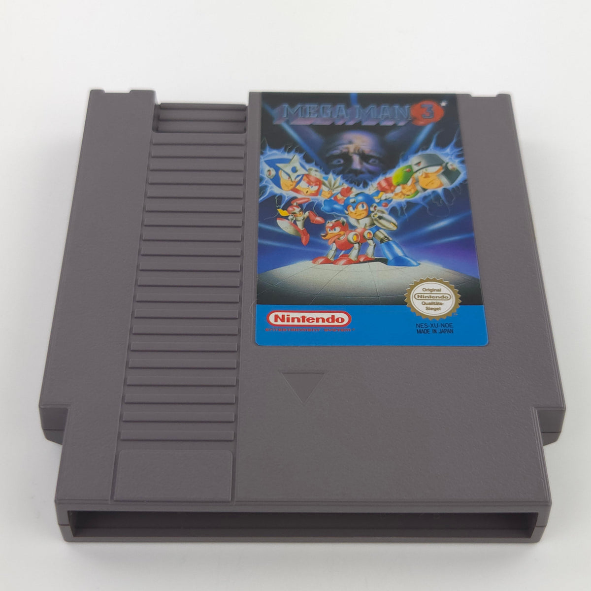 NES Spiel Mega Man 3 Modul Schuber PAL NOE Top Zustand