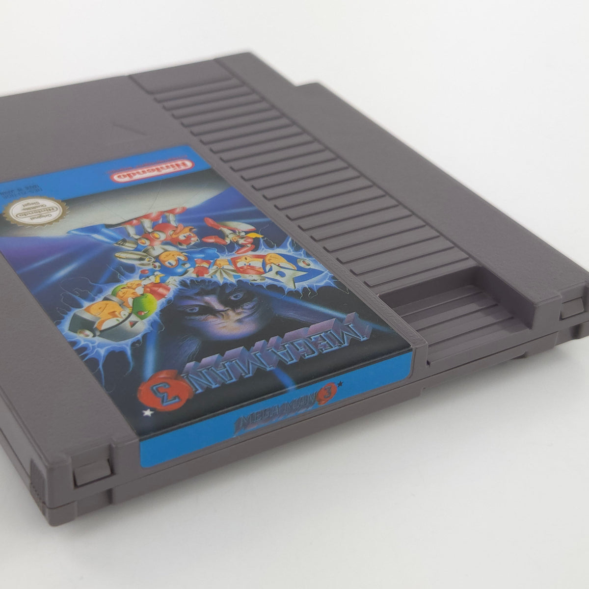 NES Spiel Mega Man 3 Modul Schuber PAL NOE Top Zustand