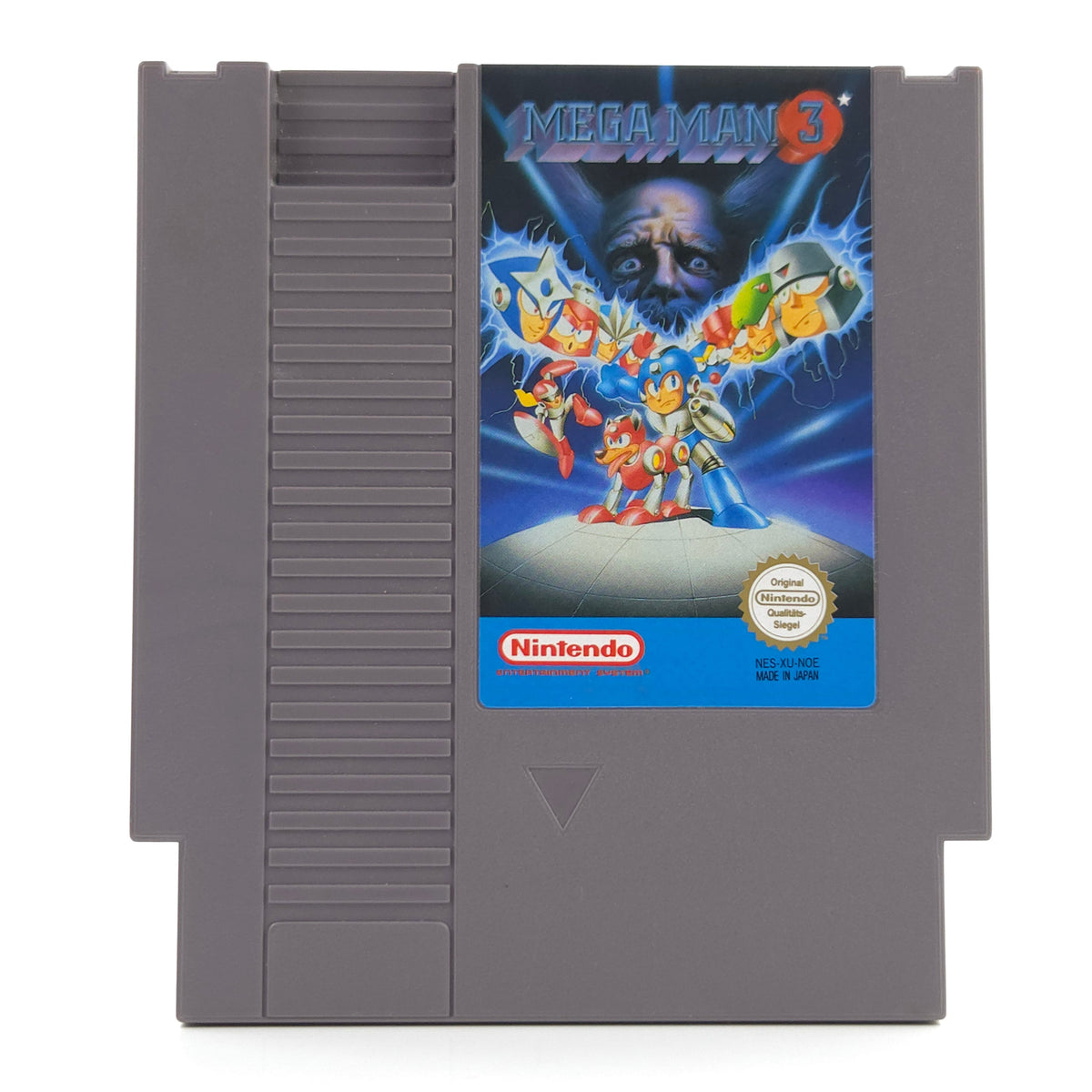 NES Spiel Mega Man 3 Modul Schutzhülle PAL NOE