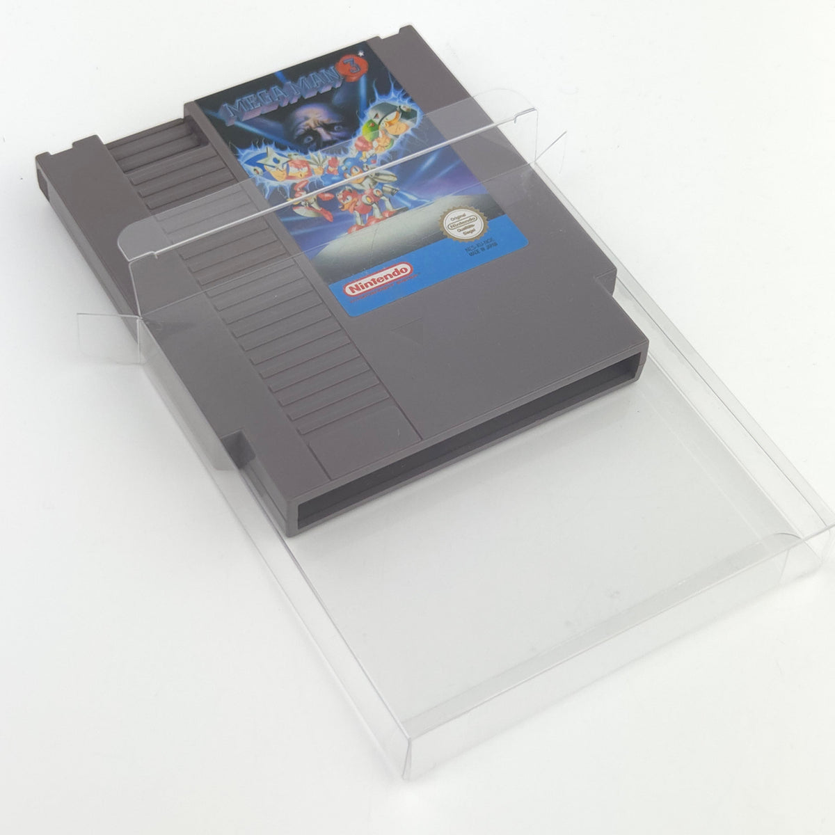 NES Spiel Mega Man 3 Modul Schutzhülle PAL NOE
