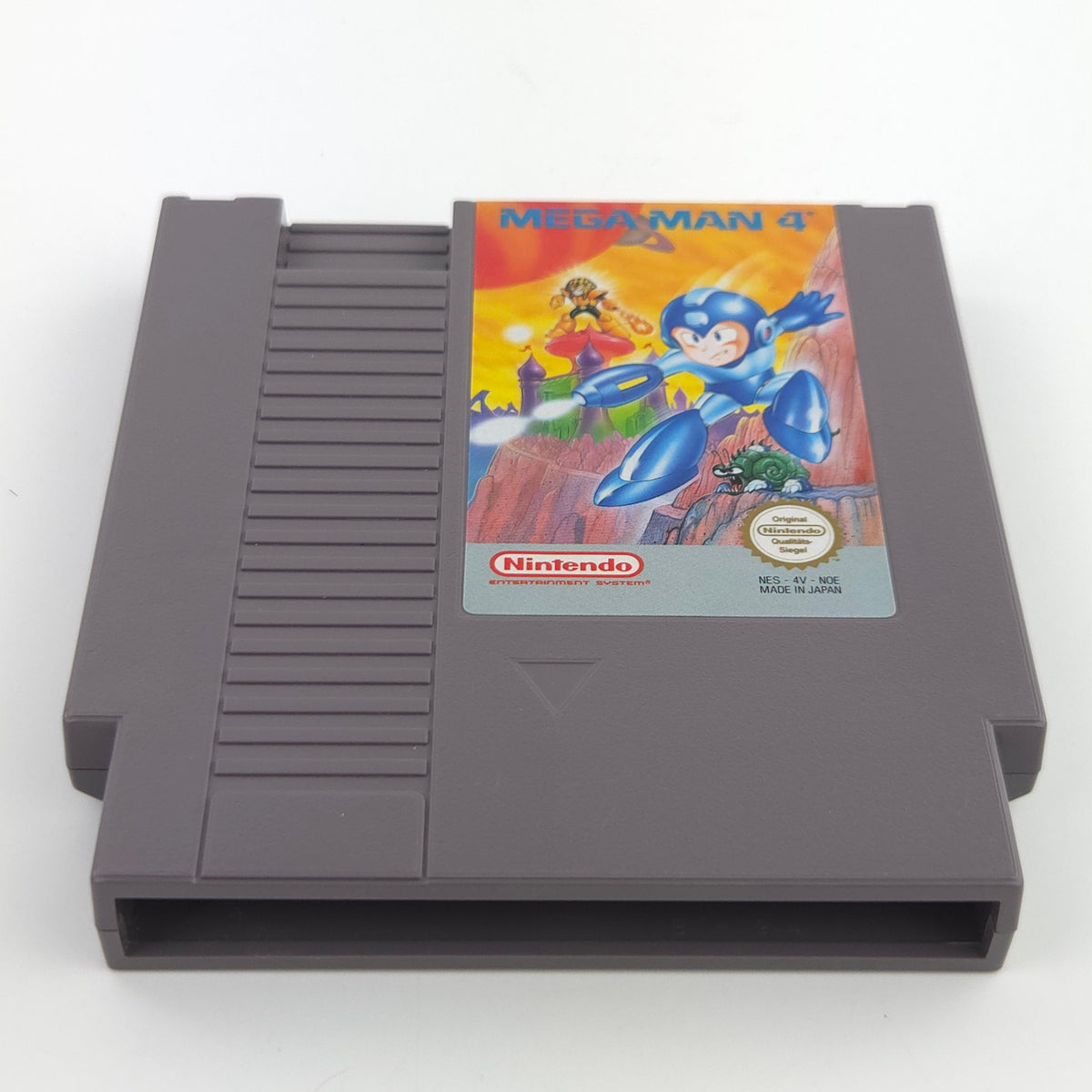NES Spiel Mega Man 4 Modul Schutzhülle PAL B NOE