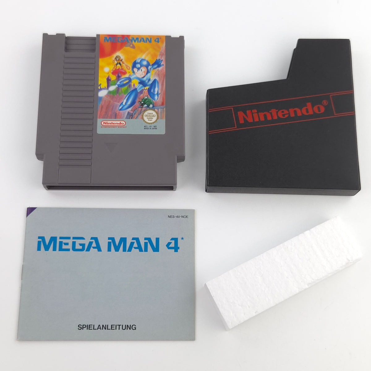 Nintendo NES Spiel: Mega Man 4 - OVP Anleitung Modul (PAL-B NOE)