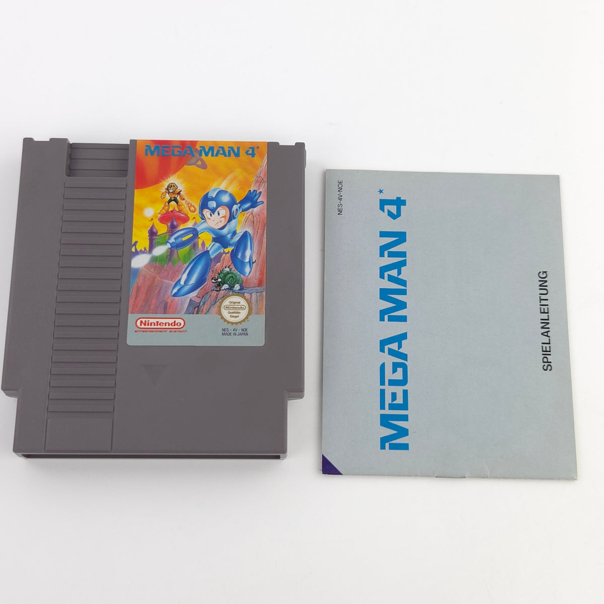 Nintendo NES Spiel: Mega Man 4 - OVP Anleitung Modul (PAL-B NOE)