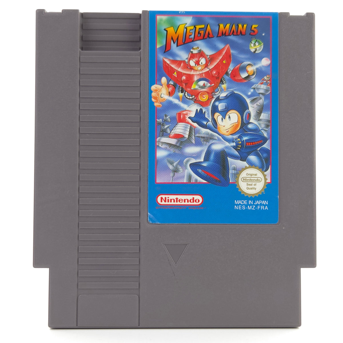 Nintendo NES Spiel Mega Man 5 Modul Schutzhülle PAL-B