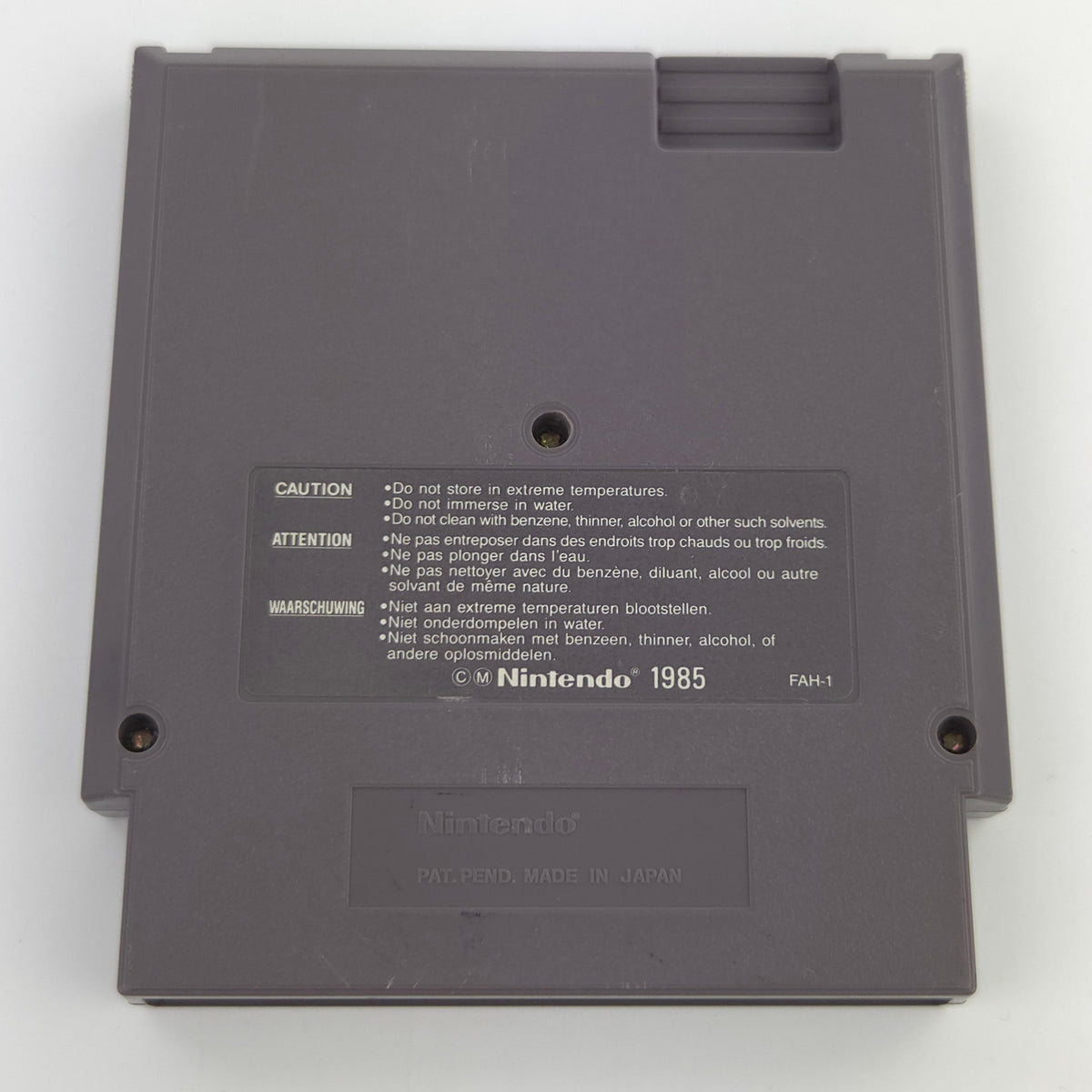 Nintendo NES Spiel Mega Man 5 Modul Schutzhülle PAL-B