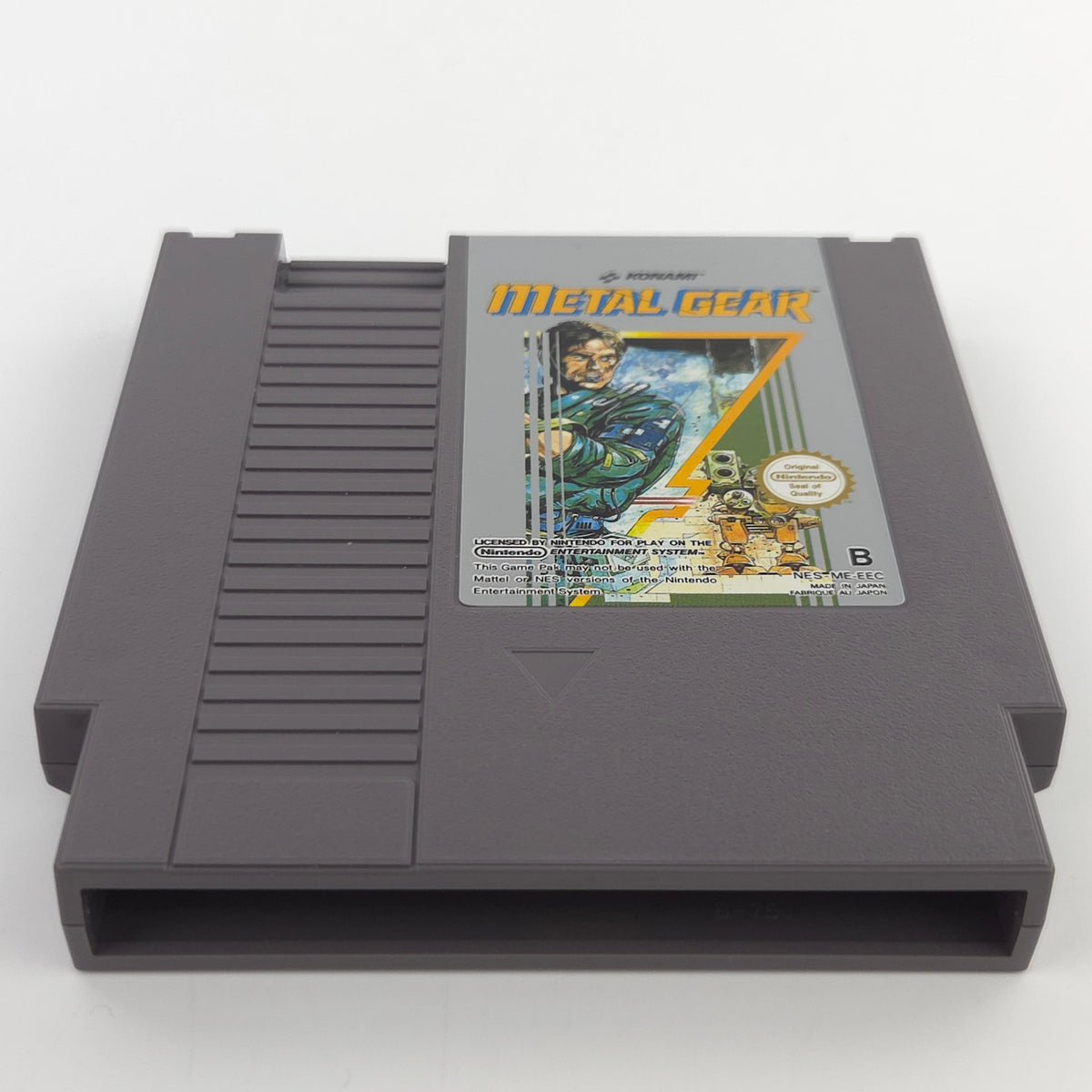 NES Spiel Metal Gear Konami Modul mit Schutzhülle EEC