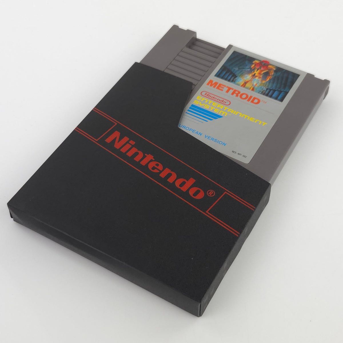 Nintendo NES Spiel Metroid Modul Schuber PAL-B EEC