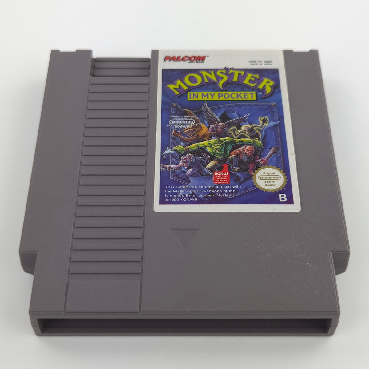 NES Spiel Monster in my Pocket Modul Schutzhülle NOE