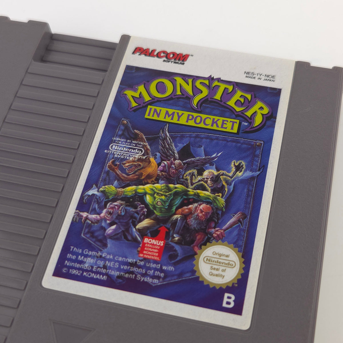 NES Spiel Monster in my Pocket Modul Schuber PAL NOE